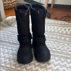 Kids Kamik Black Winter Boots
